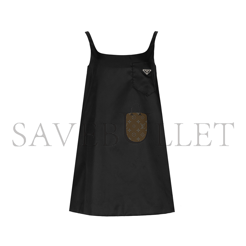 PRADA RE-NYLON DRESS BLACK 